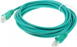 Патч-корд cat.5E molded 3м зеленый RJ-45 (m)-RJ-45 (m)