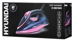 Утюг Hyundai H-SI01623 2400Вт черный/розовый