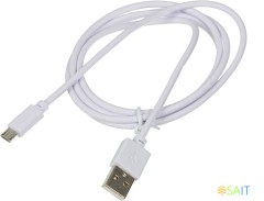 Кабель Digma MICROUSB-1.2M-WH USB (m)-micro USB (m) 1.2м белый
