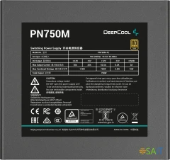 Блок питания Deepcool ATX 750W PN750M V2 Gen.5 80+ gold (20+4pin) APFC 120mm fan 8xSATA RTL