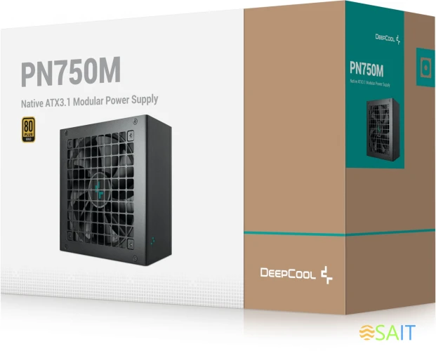 Блок питания Deepcool ATX 750W Game Storm PN750M V2 Gen.5 80+ gold (20+4pin) APFC 120mm fan 8xSATA RTL