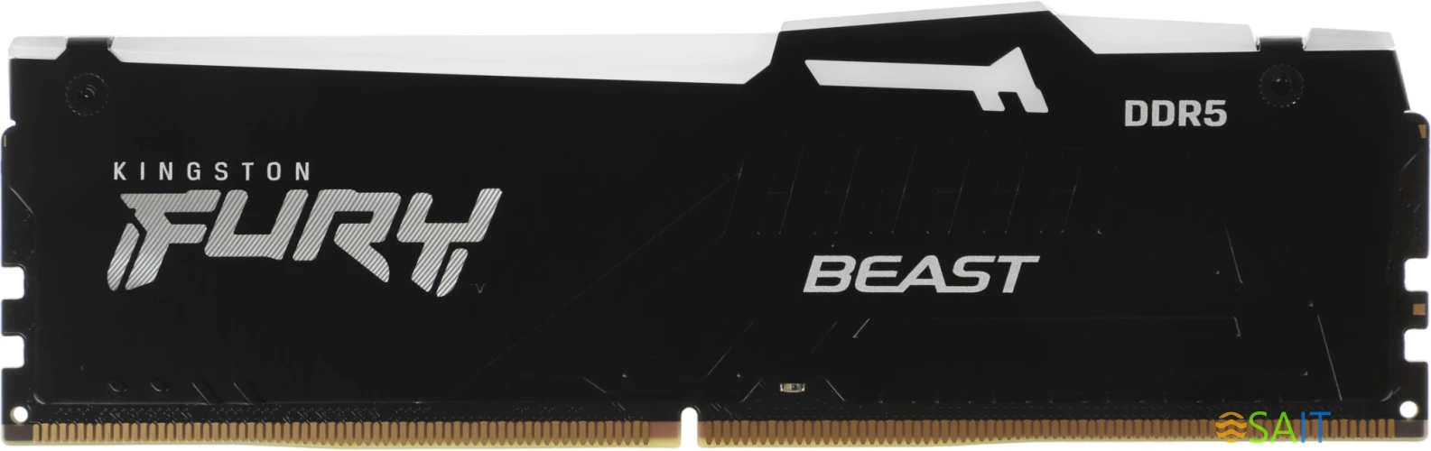 Память DDR5 2x8Gb 5600MHz Kingston KF556C40BBAK2-16 Fury Beast RGB RTL Gaming PC5-44800 CL40 DIMM 288-pin 1.25В single rank с радиатором Ret