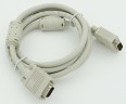 Кабель VGA (m) VGA (m) 1.8м феррит.кольца серый