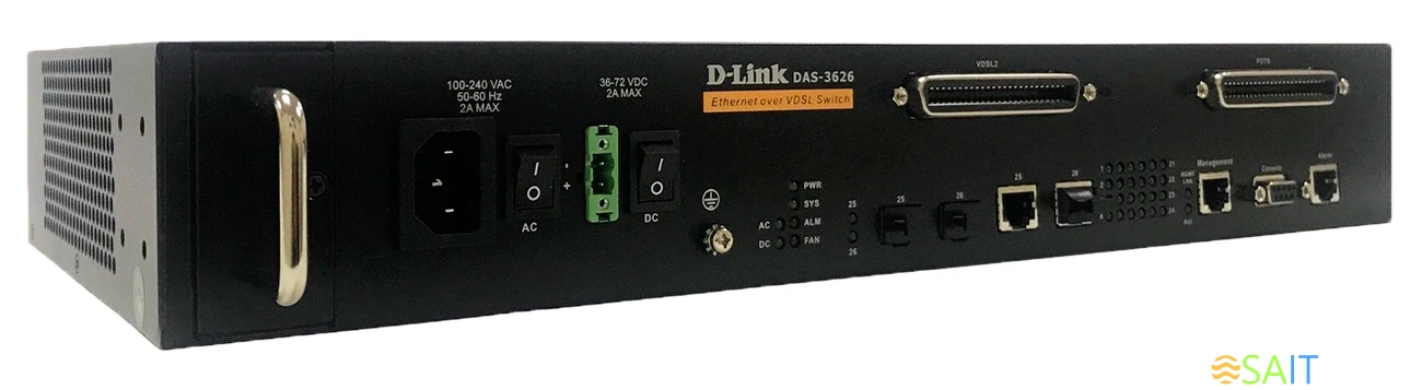 Коммутатор D-Link DAS-3626/A1A 2x1Гбит/с 2xКомбо(1000BASE-T/SFP)