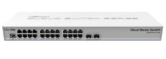 Коммутатор MikroTik CRS326-24G-2S+RM (L3) 24x1Гбит/с 2SFP+ управляемый