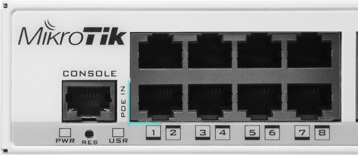 Коммутатор MikroTik CRS326-24G-2S+RM (L3) 24x1Гбит/с 2SFP+ управляемый