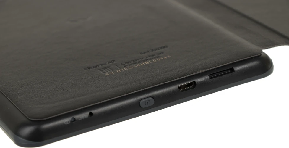 Электронная книга Digma M2 6" E-ink HD Pearl 758x1024 600MHz 128Mb/4Gb/SD/microSDHC/подсветка дисплея темно-серый (в компл.:обложка)