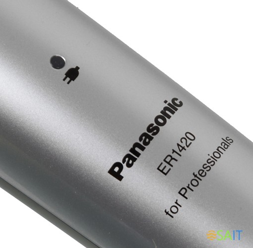 Машинка для стрижки Panasonic ER1420S520 серебристый (насадок в компл:3шт)