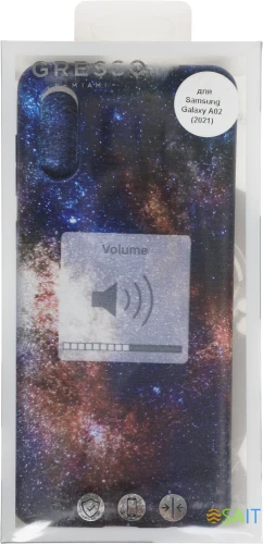 Чехол (клип-кейс) Gresso для Samsung Galaxy A02 Meridian черный (GR17AAAE8922)