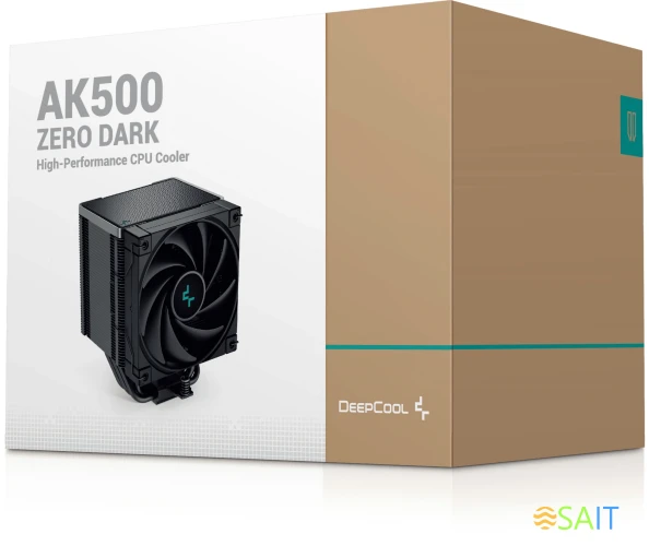 Устройство охлаждения(кулер) Deepcool AK500 Zero Dark Soc-AM5/AM4/1200/1700/1851 черный 4-pin 25.9-31.5dB Al+Cu 240W 1040gr Ret (R-AK500-BKNNMT-G-1)