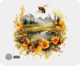 Коврик для мыши Cactus Honeybee 220x180x2мм (CS-MP-P09XS)