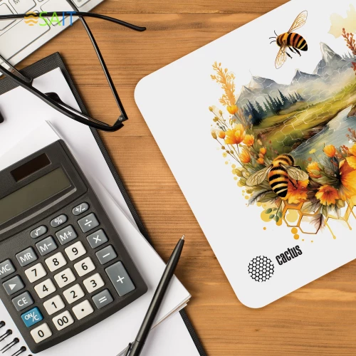 Коврик для мыши Cactus Honeybee 220x180x2мм (CS-MP-P09XS)