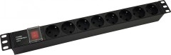 Блок распределения питания NTSS NTSS-PDU-DA1016 гор.размещ. 8xSchuko базовые 10A C14