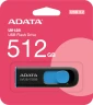 Флеш Диск A-Data 512GB DashDrive UV128 AUV128-512G-RBE USB3.0 черный/синий