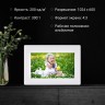 Фоторамка Digma 7" PF-743 IPS 1024x600 белый пластик