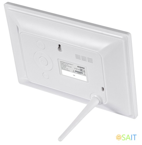 Фоторамка Digma 7" PF-743 IPS 1024x600 белый пластик