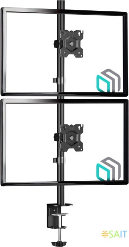 Кронштейн для мониторов Onkron D208E черный 13"-34" макс.16кг настольный поворот и наклон