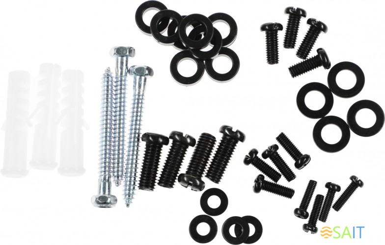 Кронштейн для телевизора Ultramounts UM858 черный 17"-43" макс.30кг настенный поворот и наклон