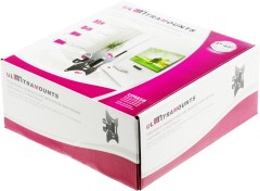 Кронштейн для телевизора Ultramounts UM858 черный 17"-43" макс.30кг настенный поворот и наклон