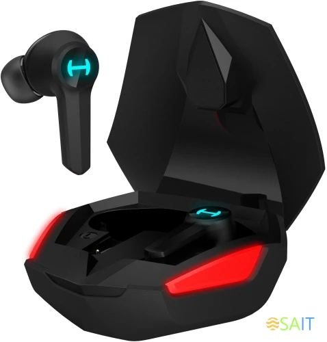 Наушники с микрофоном Edifier GT4 S черный вкладыши BT/Radio в ушной раковине