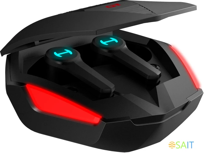 Наушники с микрофоном Edifier GT4 S черный вкладыши BT/Radio в ушной раковине