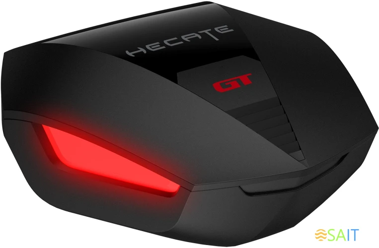 Наушники с микрофоном Edifier GT4 S черный вкладыши BT/Radio в ушной раковине