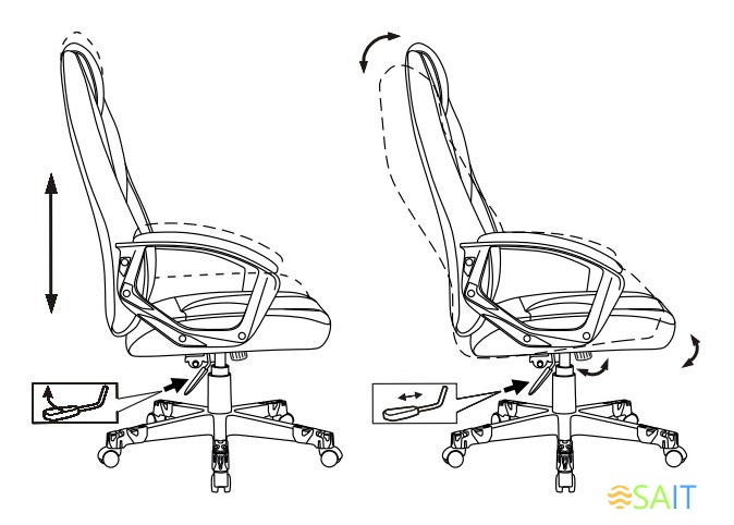 Кресло игровое Zombie GAME 16 черный/желтый эко.кожа/ткань крестов. пластик