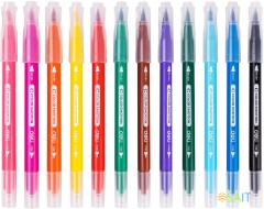 Фломастеры Deli EC151-12 Color Emotion 12цв. пластиковая коробка (12шт.)