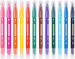 Фломастеры Deli EC151-12 Color Emotion 12цв. пластиковая коробка (12шт.)