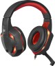 Наушники с микрофоном Defender Warhead G-370 черный/красный 2м накладные оголовье (64037)