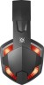Наушники с микрофоном Defender Warhead G-370 черный/красный 2м накладные оголовье (64037)