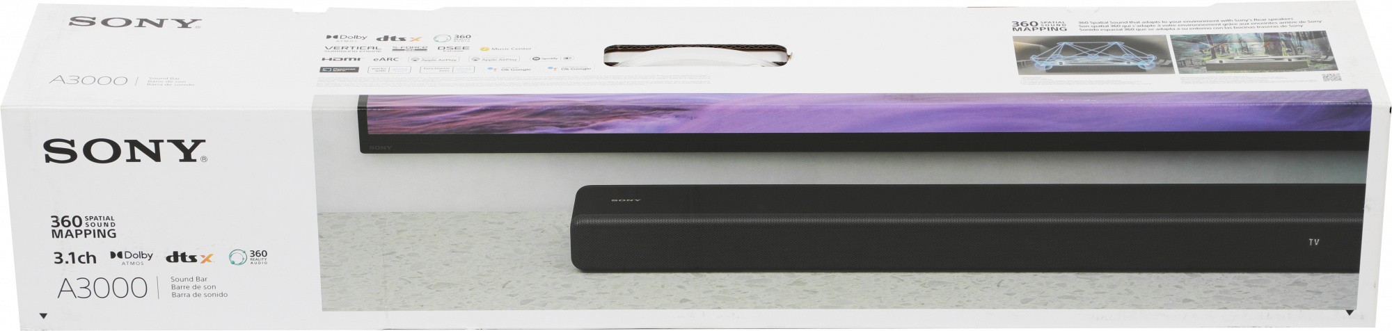 Саундбар Sony HT-A3000 3.1 250Вт черный