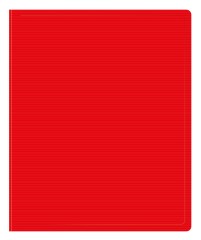 Папка на 2-х кольцах Бюрократ DeLuxe DL0740/2RED A4 пластик 0.7мм кор.32мм красный