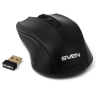 Беспроводная мышь SVEN RX-400W чёрная (3+1кл. 600/1000/1400DPI, блист) Sven SV-014674