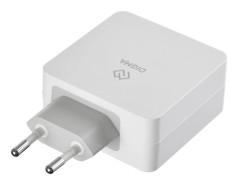 Сетевое зар./устр. Digma DGPD-45W-WG 45W 3A+2.4A (PD) USB-C/USB-A универсальное белый
