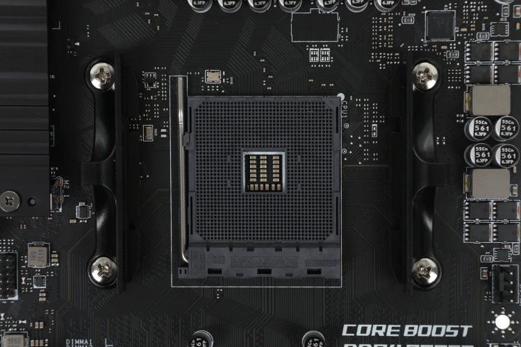 Материнская плата MSI B550M PRO-VDH WIFI Soc-AM4 AMD B550 4xDDR4 mATX AC`97 8ch(7.1) GbLAN RAID+HDMI+DP