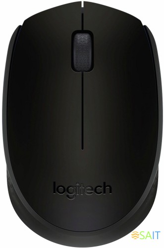 Мышь Logitech B170 черный/темно-серый оптическая 1000dpi беспров. USB для ноутбука 2but (910-004659)