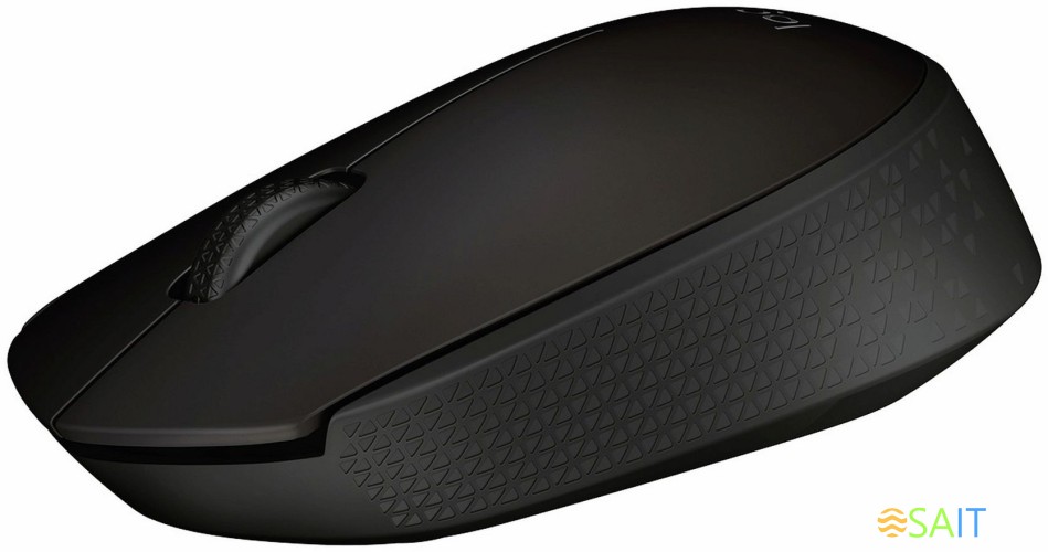 Мышь Logitech B170 черный/темно-серый оптическая 1000dpi беспров. USB для ноутбука 2but (910-004659)