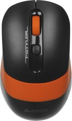 Мышь A4Tech Fstyler FG10 черный/оранжевый оптическая 2000dpi беспров. USB 4but (FG10 ORANGE)