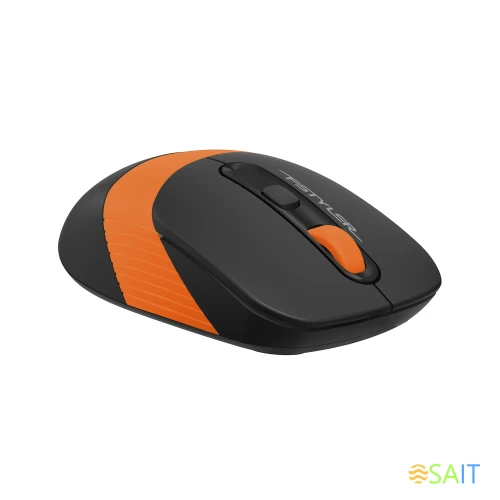 Мышь A4Tech Fstyler FG10 черный/оранжевый оптическая 2000dpi беспров. USB 4but (FG10 ORANGE)