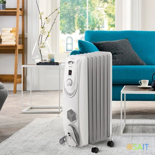 Радиатор масляный Vitek VT-1704 1500Вт белый