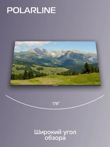 Телевизор LED PolarLine 40" 40PL53TC-SM Frameless черный FULL HD 60Hz DVB-T DVB-T2 DVB-C DVB-S2 USB WiFi Smart TV (RUS)