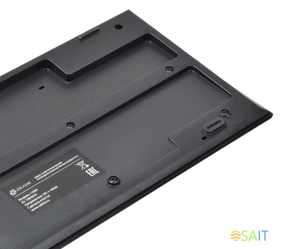 Клавиатура Оклик 120M черный USB (1083044)