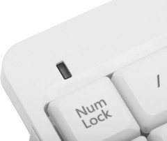 Числовой блок A4Tech FK13 белый USB slim для ноутбука (FK13 USB ( WHITE )) кабель 0.7м