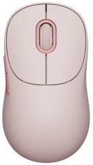 Мышь Xiaomi Wireless Mouse 3 розовый оптическая 1200dpi silent беспров. BT/Radio USB для ноутбука 4but (BHR8911GL)