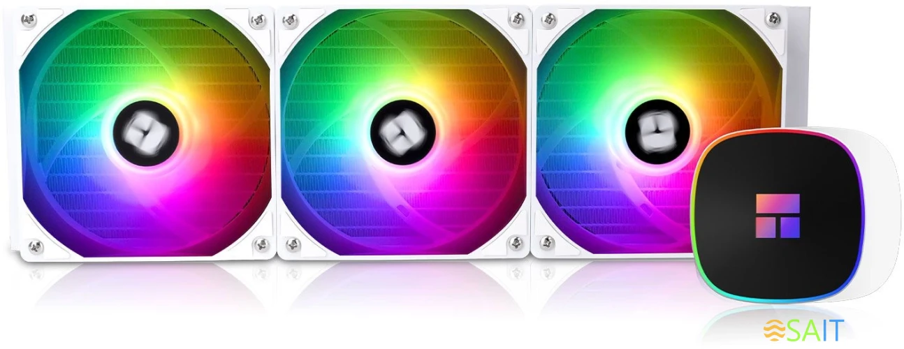 Система водяного охлаждения Thermalright Frozen Horizon 360 V2 ARGB Soc-AM5/AM4/1200/1700/1851 белый 4-pin 29.5dB Al Ret (F-HORIZON-360-WH-V2)