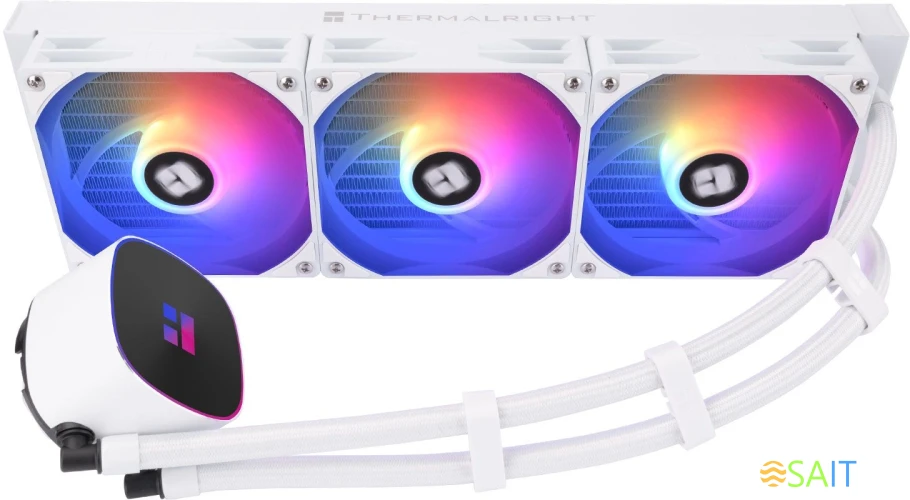 Система водяного охлаждения Thermalright Frozen Horizon 360 V2 ARGB Soc-AM5/AM4/1200/1700/1851 белый 4-pin 29.5dB Al Ret (F-HORIZON-360-WH-V2)
