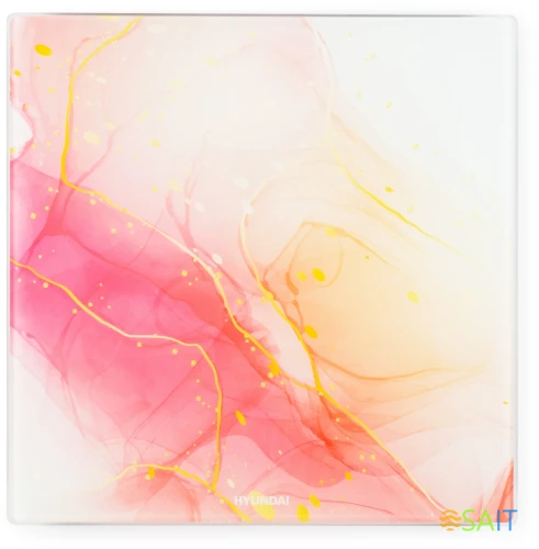 Весы напольные электронные Hyundai H-BS03951 макс.180кг розовый/белый