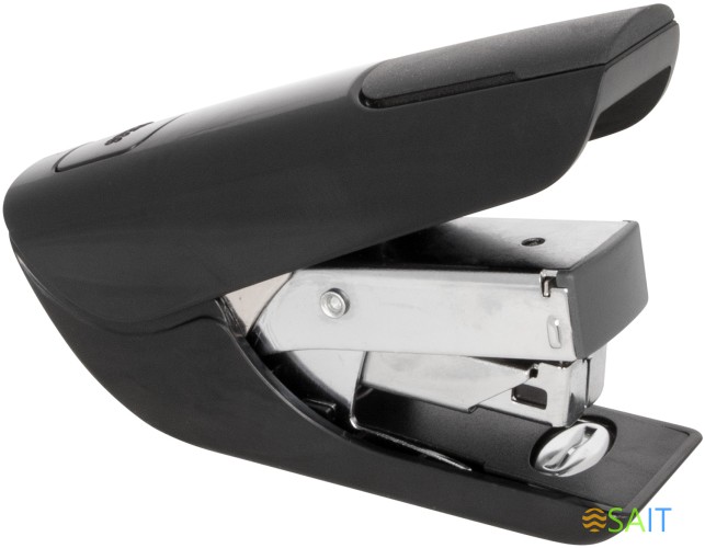 Степлер Kw-Trio 0556B-BLK Mini Air touch 24/6 26/6 (20листов) черный 50скоб пластик коробка