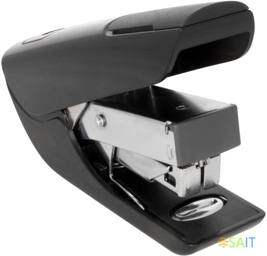 Степлер Kw-Trio 0556B-BLK Mini Air touch 24/6 26/6 (20листов) черный 50скоб пластик коробка